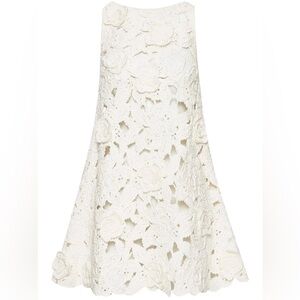 NWT Oscar de la Renta Crocheted Mini Dress